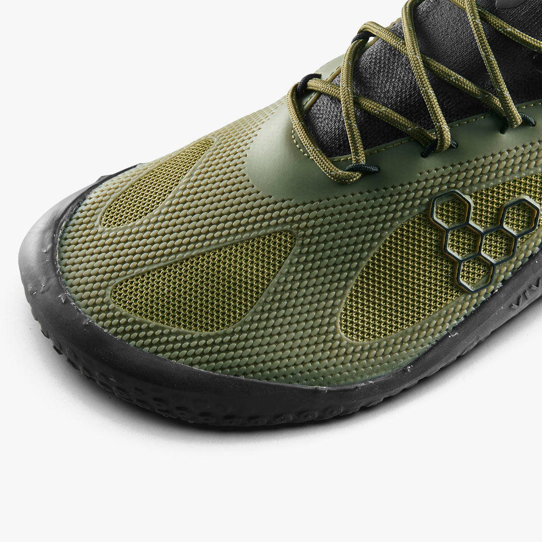 Vivobarefoot - Motus Strength - Forest Green / Acid Lime - Women's