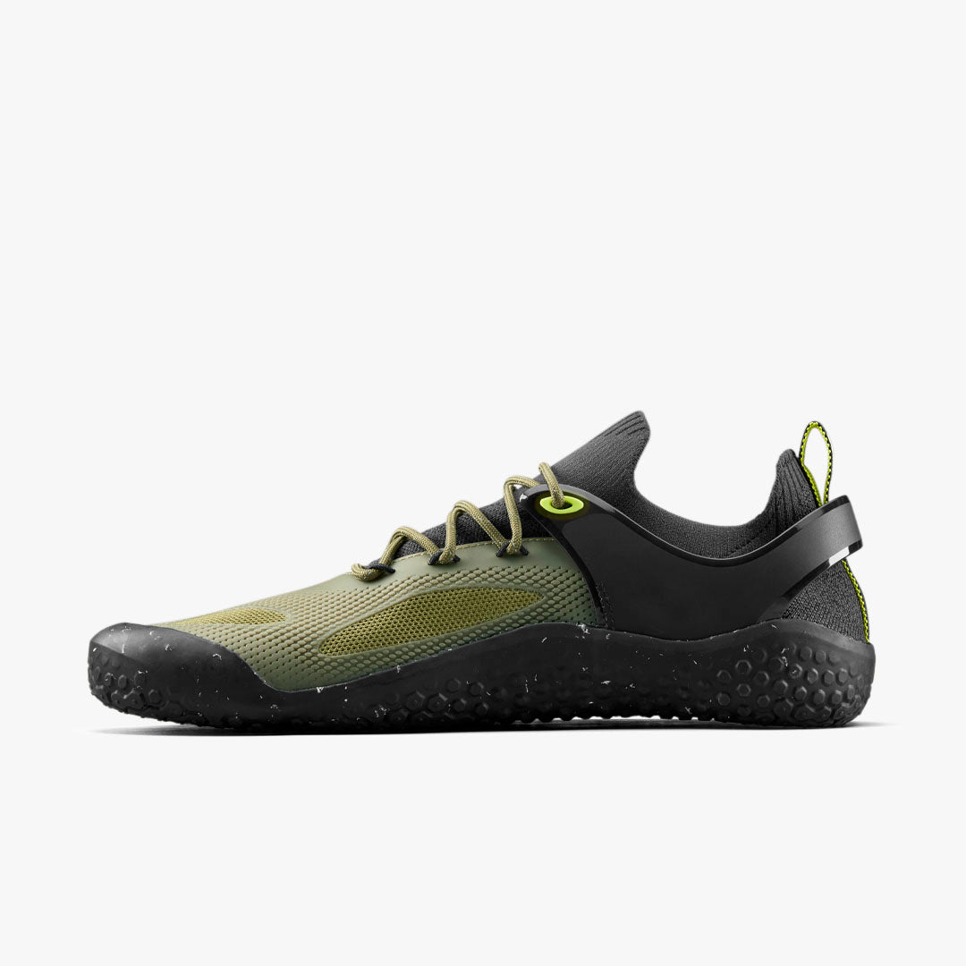 Vivobarefoot - Motus Strength - Forest Green / Acid Lime - Women's