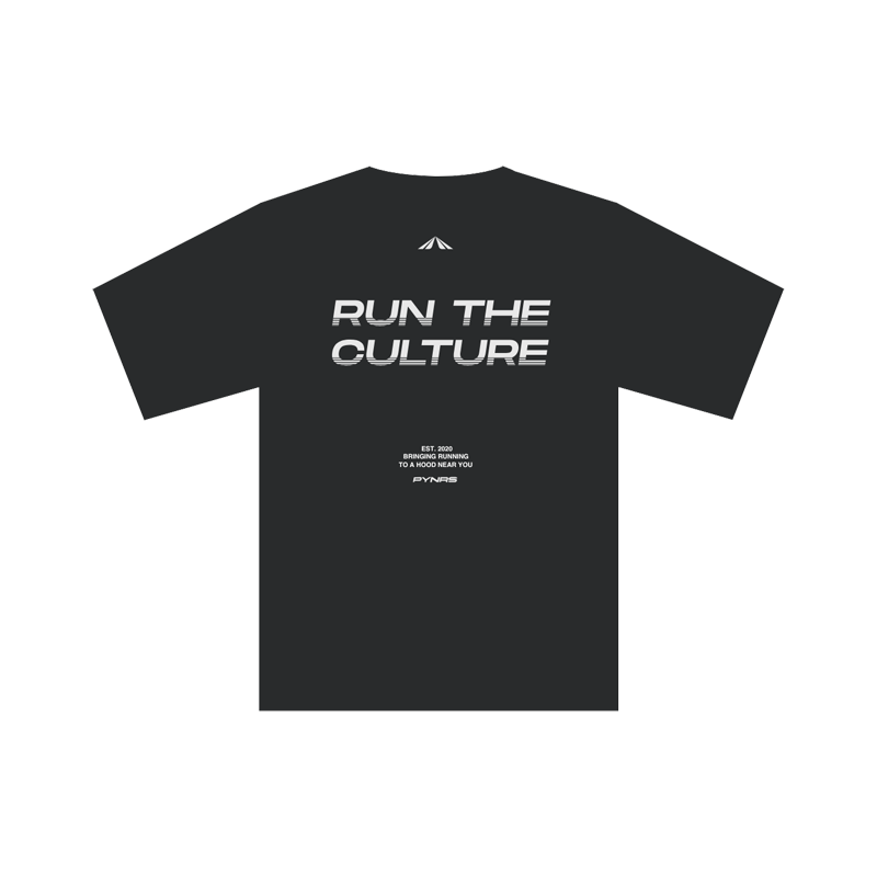 PYNRS - Run The Culture Short Sleeve Tee - Black - Unisex