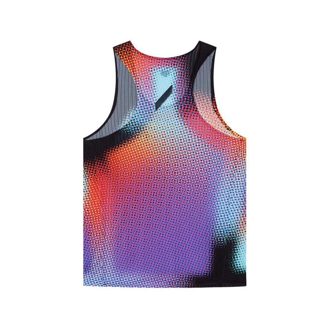 SOAR Running - Race Vest - Black Rainbow Dot - Men's