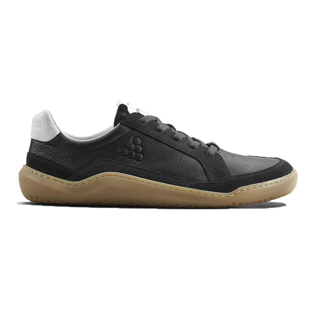 The Vivobarefoot Gobi II Sneaker Premium Leather Raven Men's