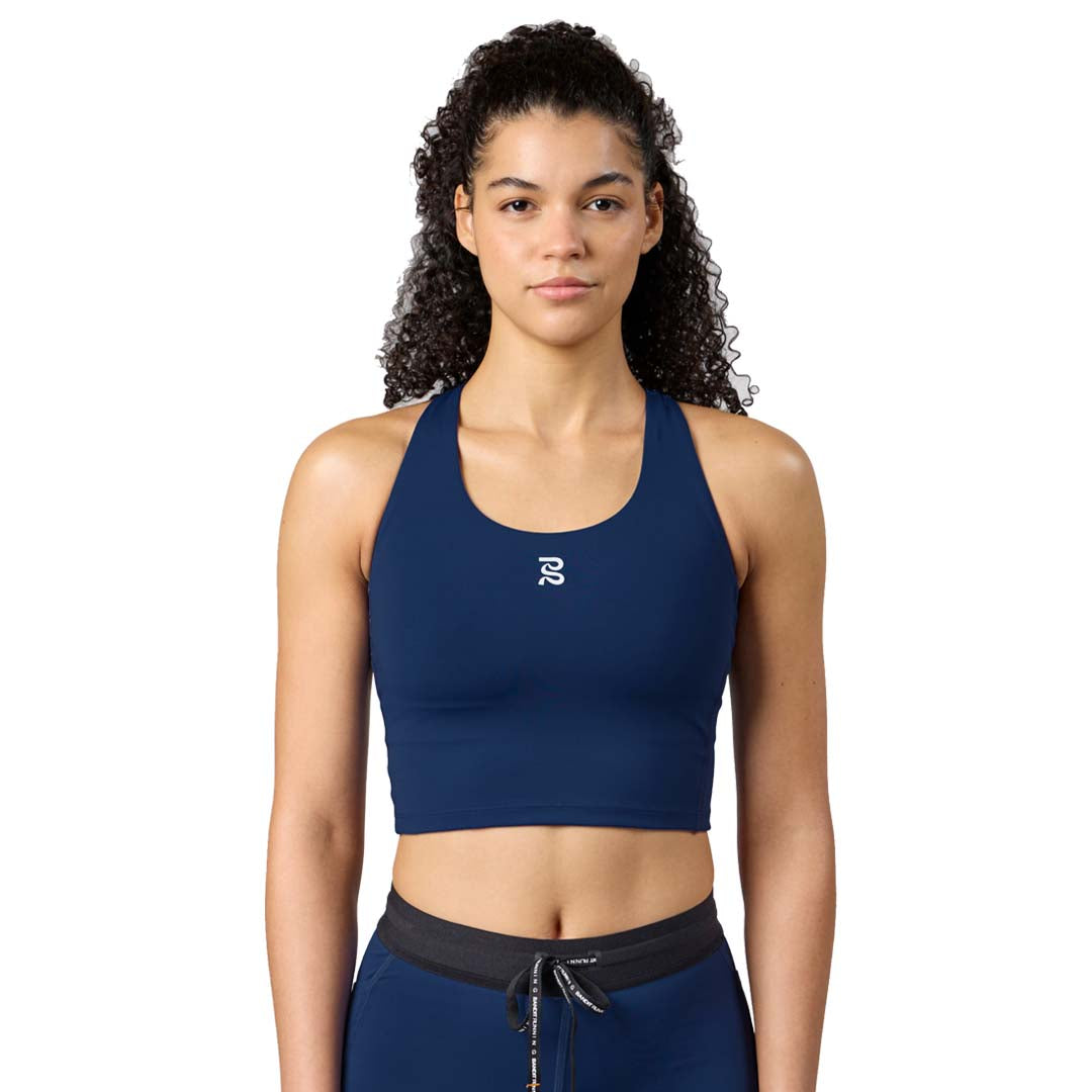 Bandit - Stamina™ Scoop Neck Race Crop - NY Navy - Women's