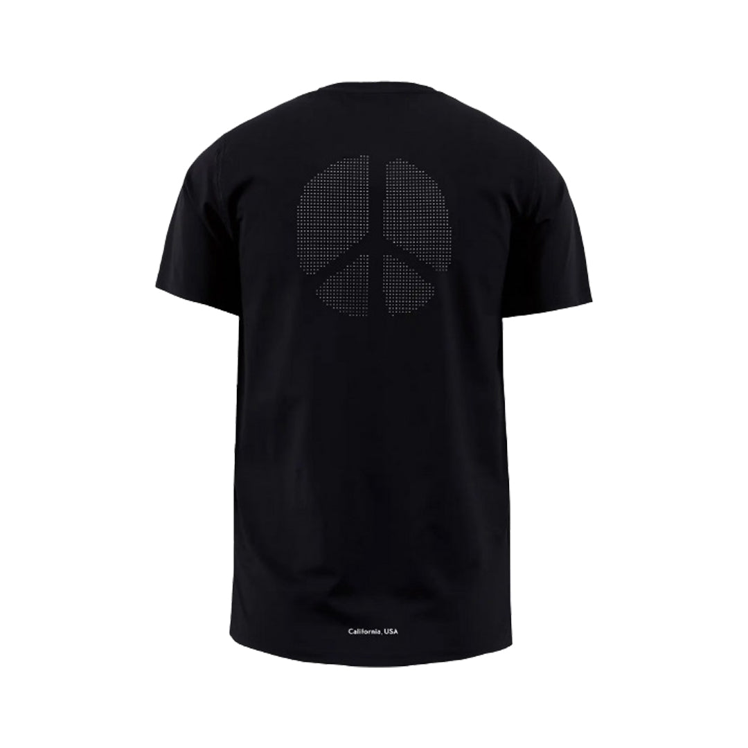 District Vision - Ultralight Aloe Short Sleeve Tee - Black Wordmark - Men's