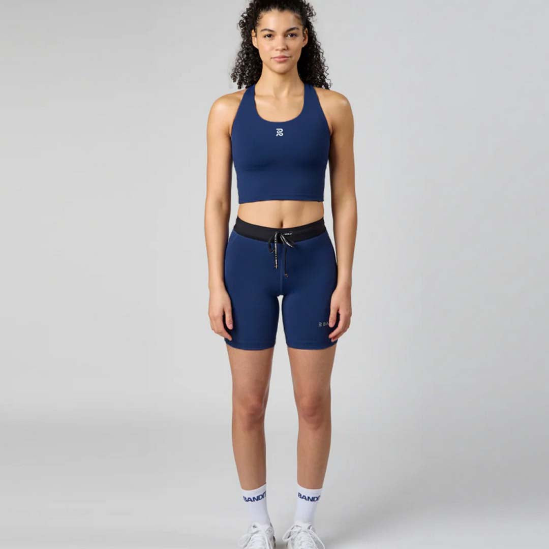 Bandit - Stamina™ Scoop Neck Race Crop - NY Navy - Women's