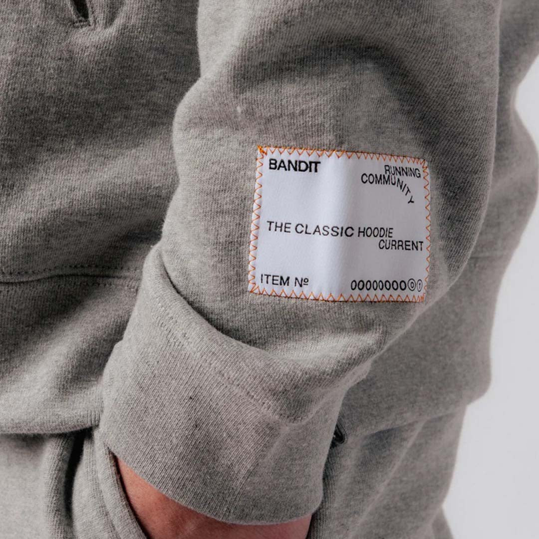 Bandit - Current Hoodie - Heather Grey - Unisex
