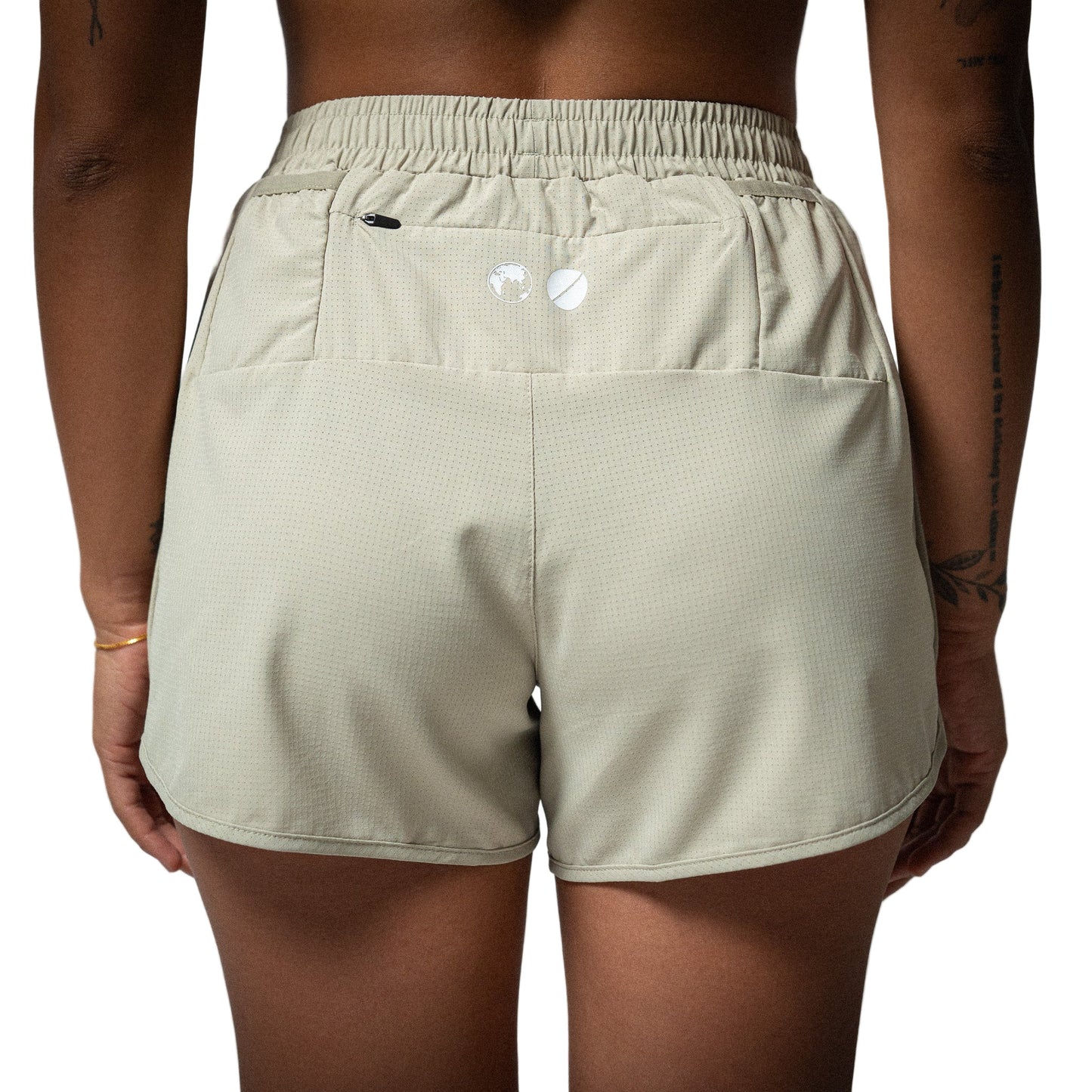 Atlas Collectif - Aeria Fortis 4" WMNS Race Shorts - Beige - Women's