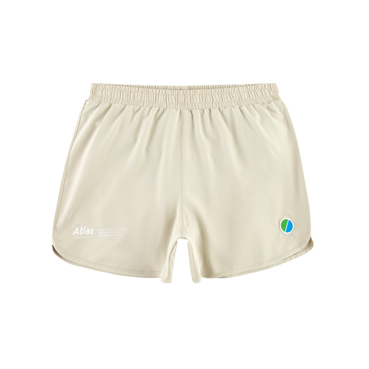 Atlas Collectif - Aeria Fortis 4" WMNS Race Shorts - Beige - Women's