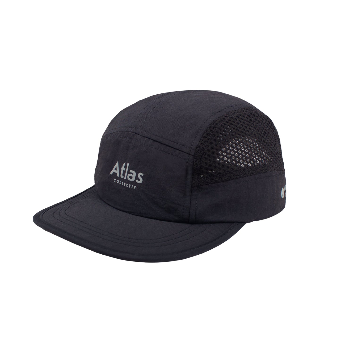 Atlas Collectif - Illumi Trax 5P Running Mesh Cap - Black
