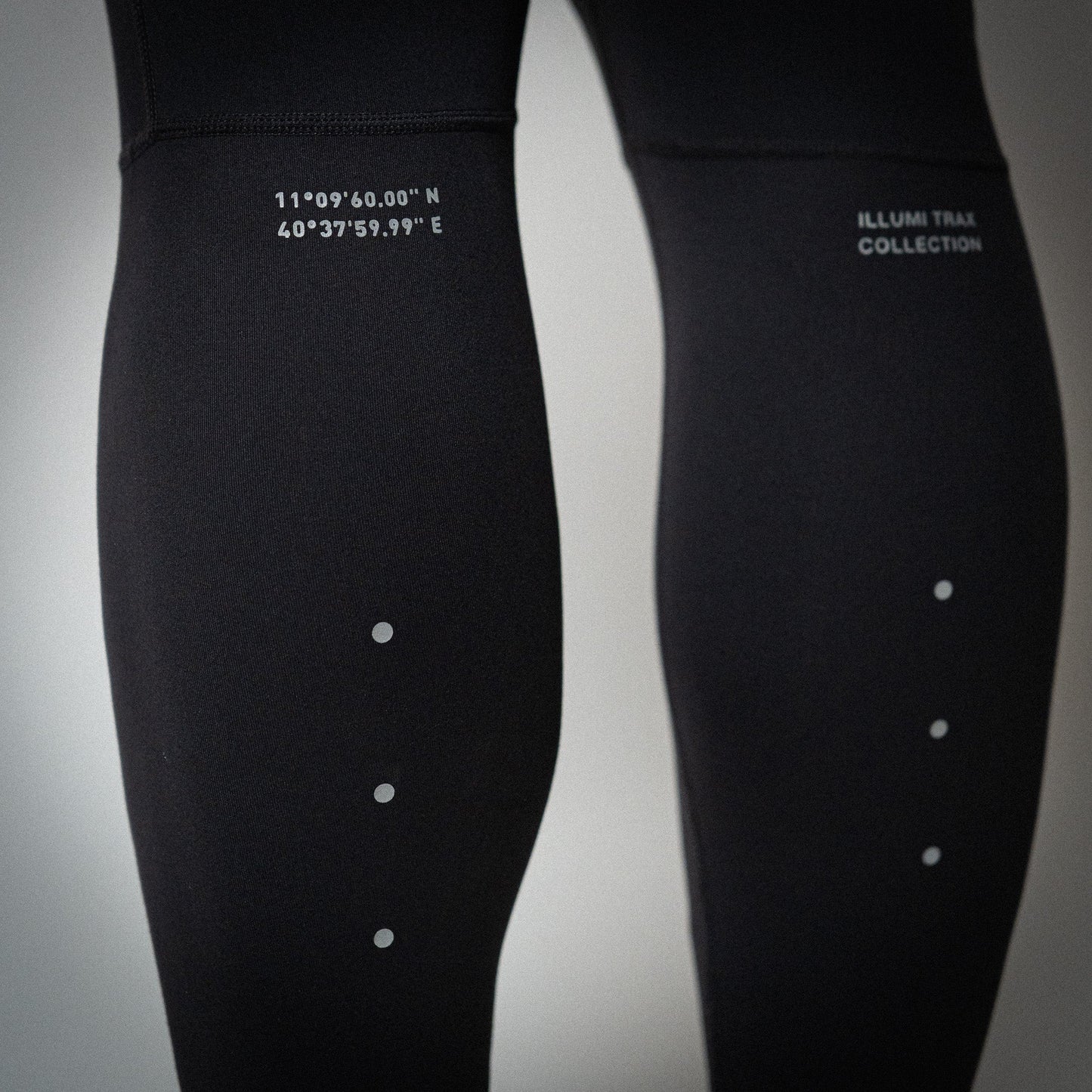 Atlas Collectif - Illumi Trax Full Running Tights - Black - Men's