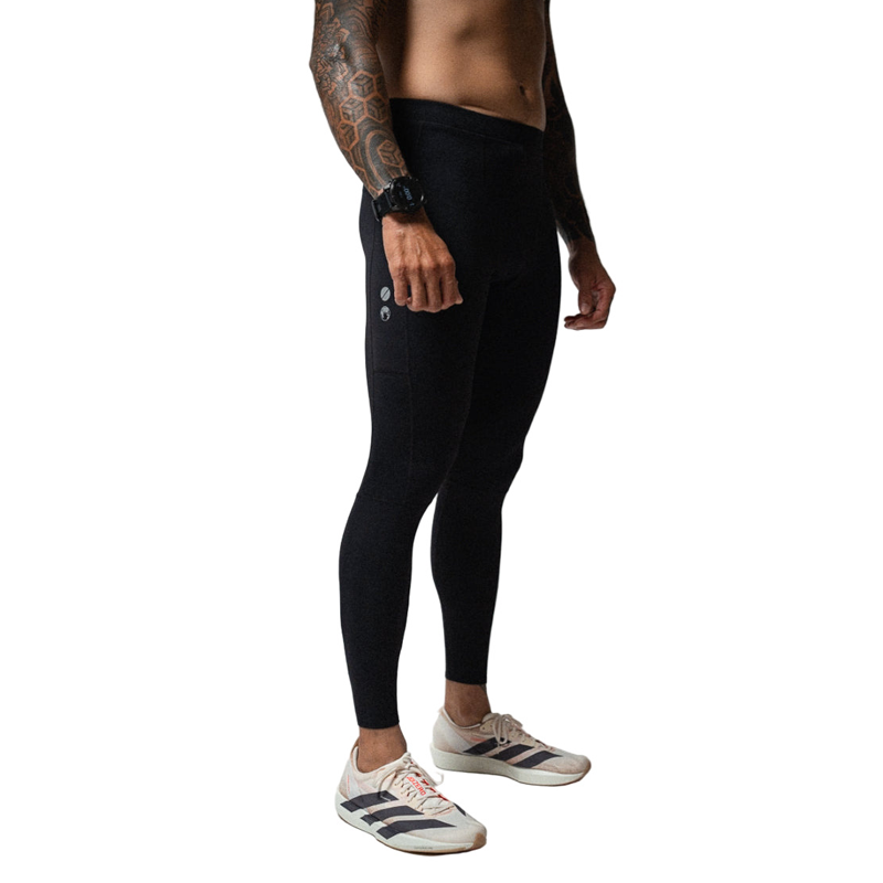 Atlas Collectif - Illumi Trax Full Running Tights - Black - Men's