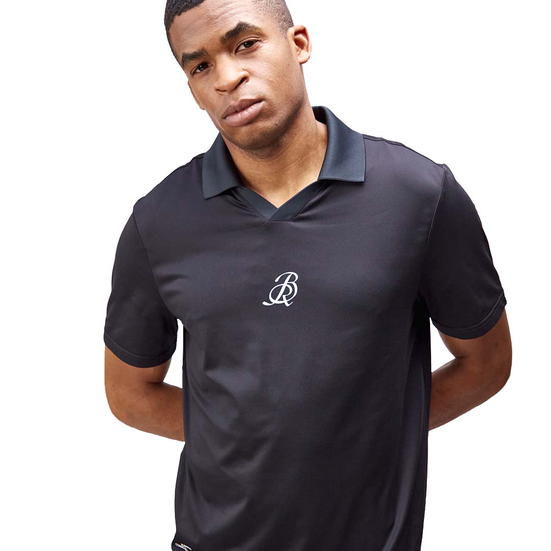 Bandit - NanoMesh™ Collared Performance Tee - Black - Men's
