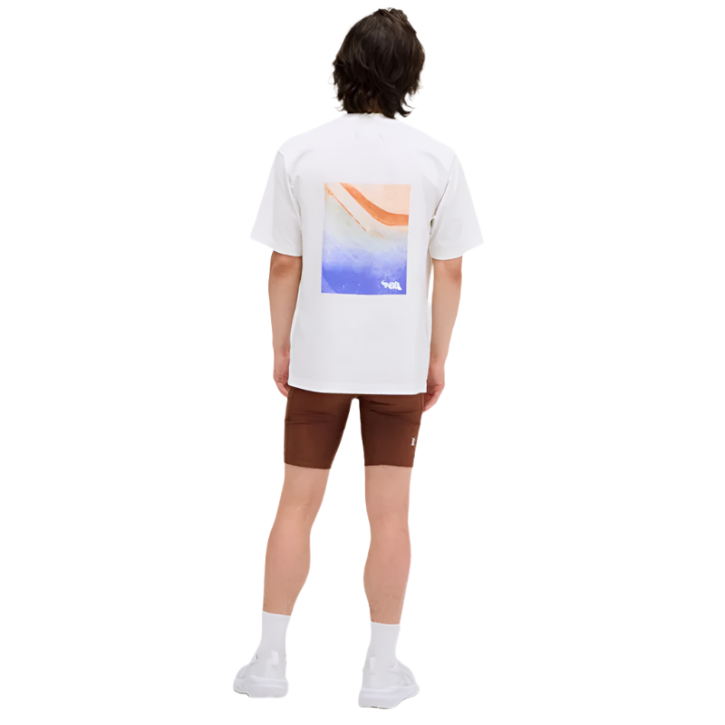 Bandit - Abstract Water Cotton Tee - White - Unisex
