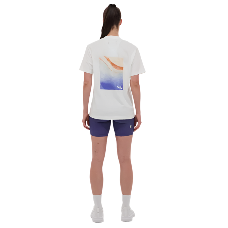 Bandit - Abstract Water Cotton Tee - White - Unisex
