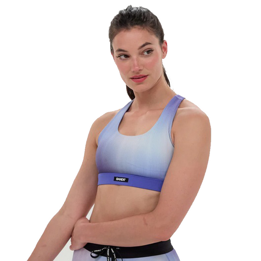 Bandit - Cadence™ Scoop Neck Run Bra - Deep Peri Blue Gradient - Women's
