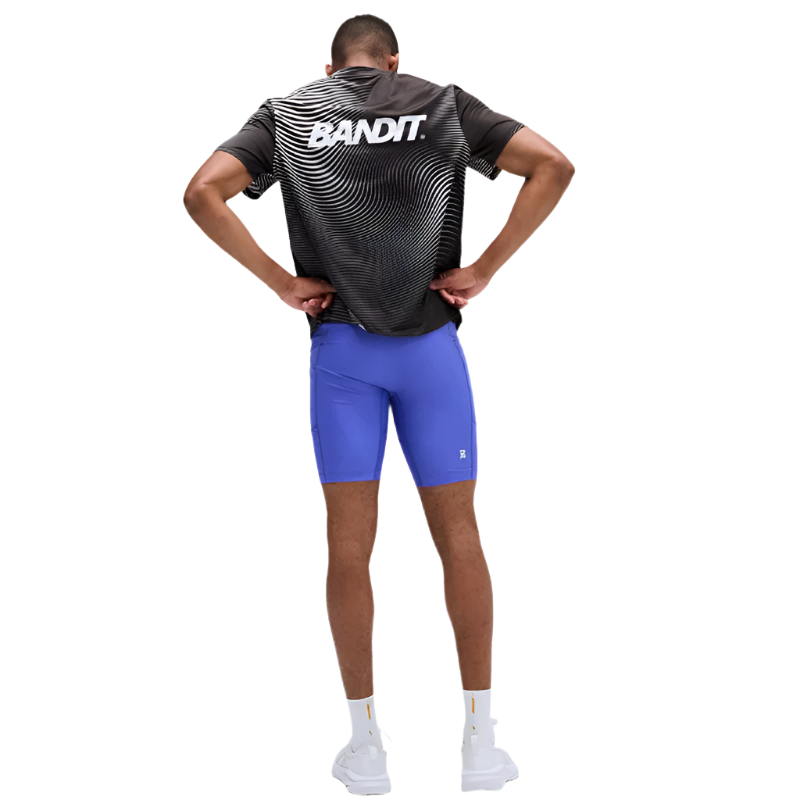 Bandit - Drift™ Mirage Performance Tee - Black With Chalk Print - Men's