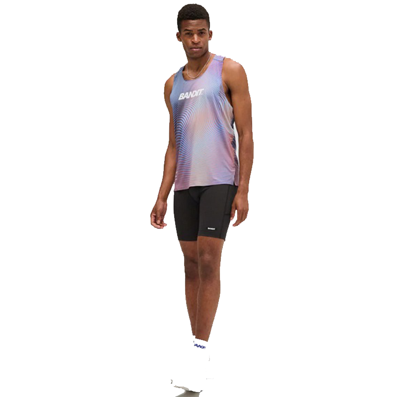 Bandit - Drift™ Mirage Racing Singlet - Deep Peri Blue With Rust Gradient - Men's