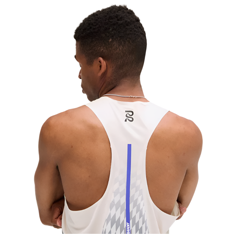 Bandit - Drift™ Mosaic Racing Singlet - Black With Chalk - Men's