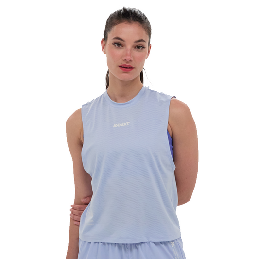 Bandit - Micromesh™ Run Tank - Breeze Blue - Women's