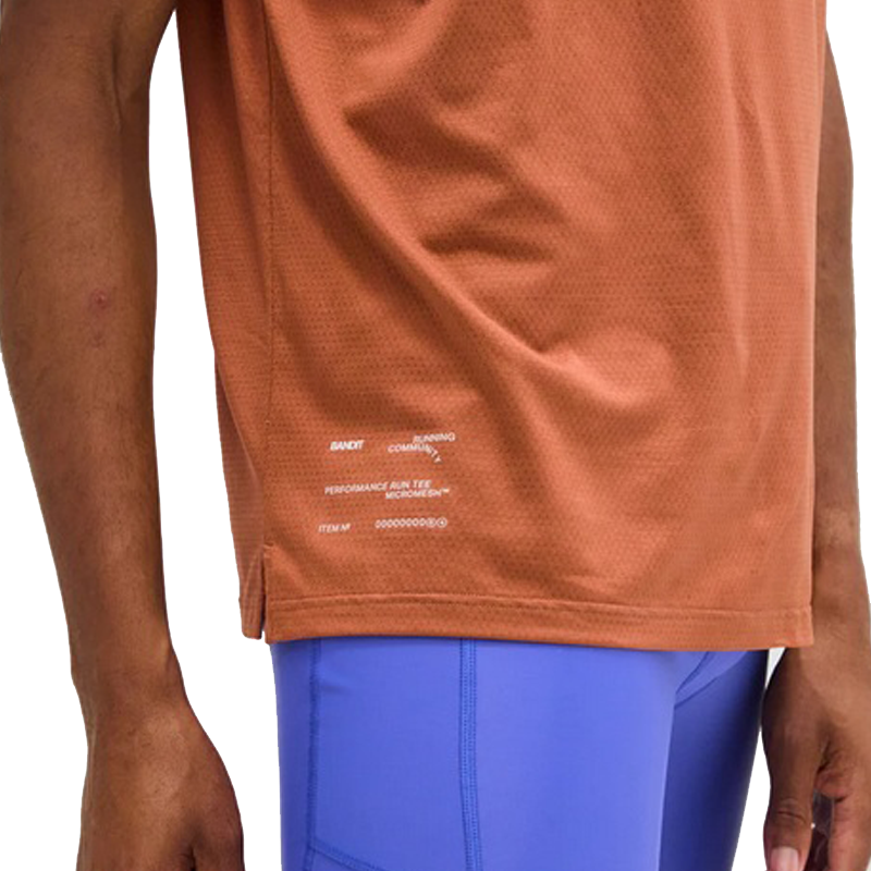 Bandit - Micromesh™ Run Tee - Rust - Men's