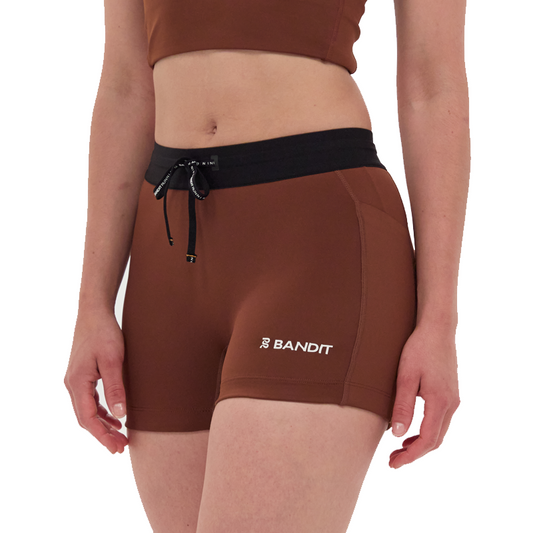 Bandit - Stamina™ 3" Compression Shorts - Coffee Bean - Women's