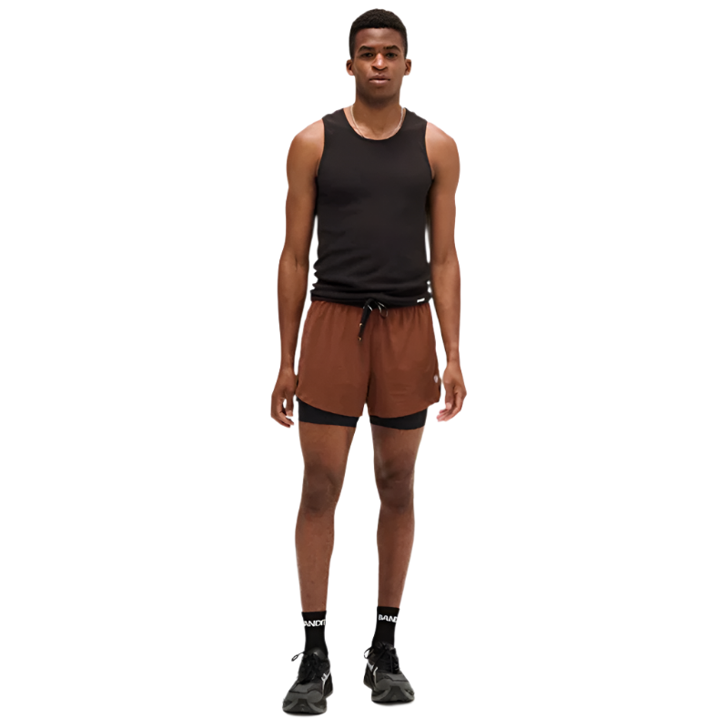 Bandit - Vento™ 2-in-1 Short - Coffee Bean - Men's
