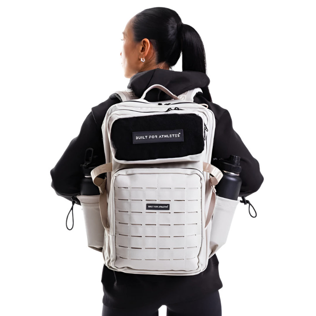 Built for Athletes - Gym Backpack - 45L (Large) - Ecru