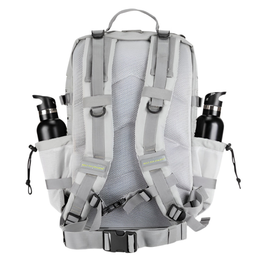 Built for Athletes - Gym Backpack - 45L (Large) - Grey & Lime