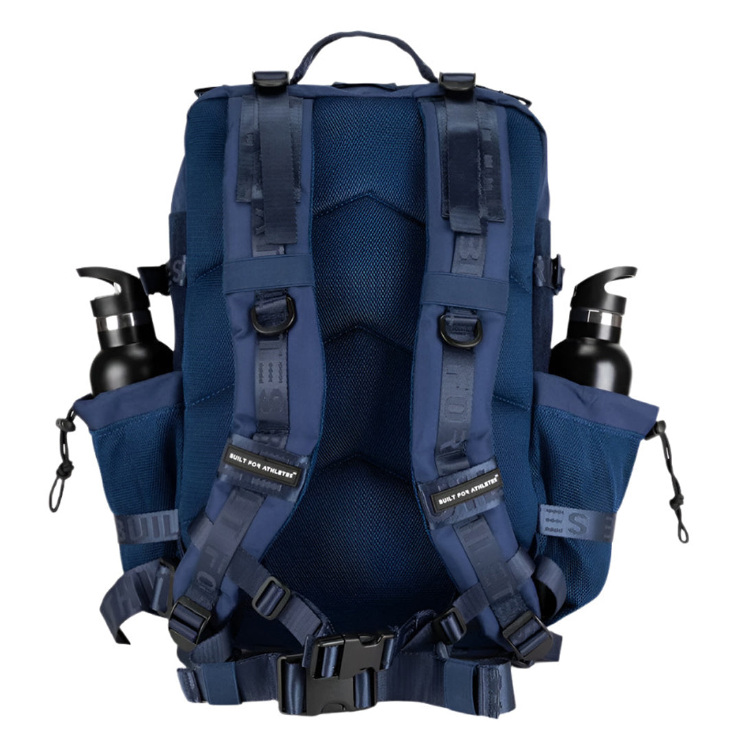 Built for Athletes - Gym Backpack - 45L (Large) - Navy & White