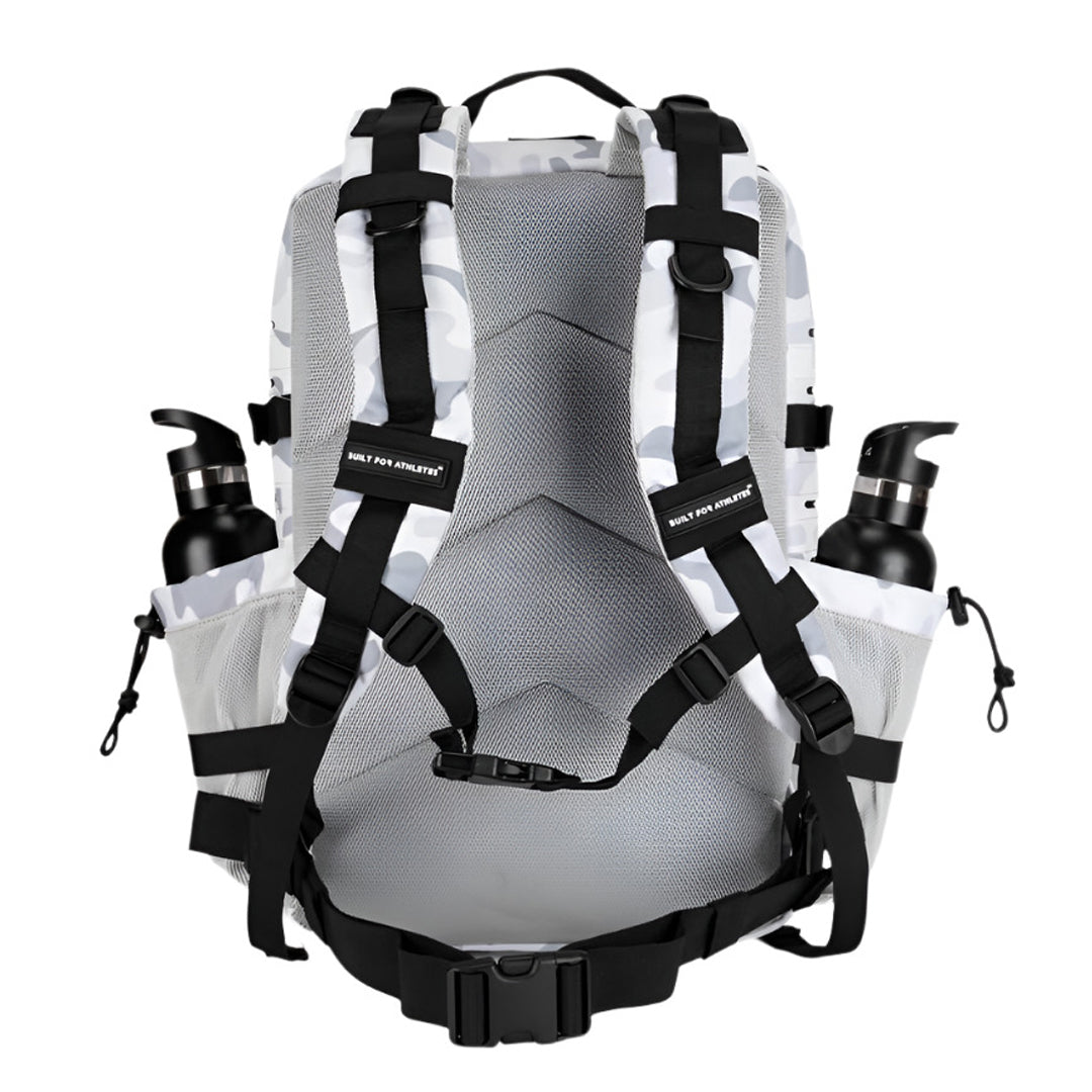 Built for Athletes - Gym Backpack - 45L (Large) - White Camo