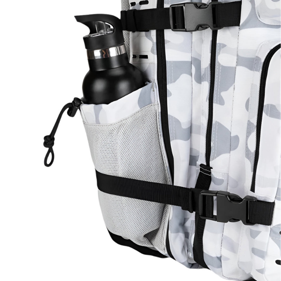 Built for Athletes - Gym Backpack - 45L (Large) - White Camo