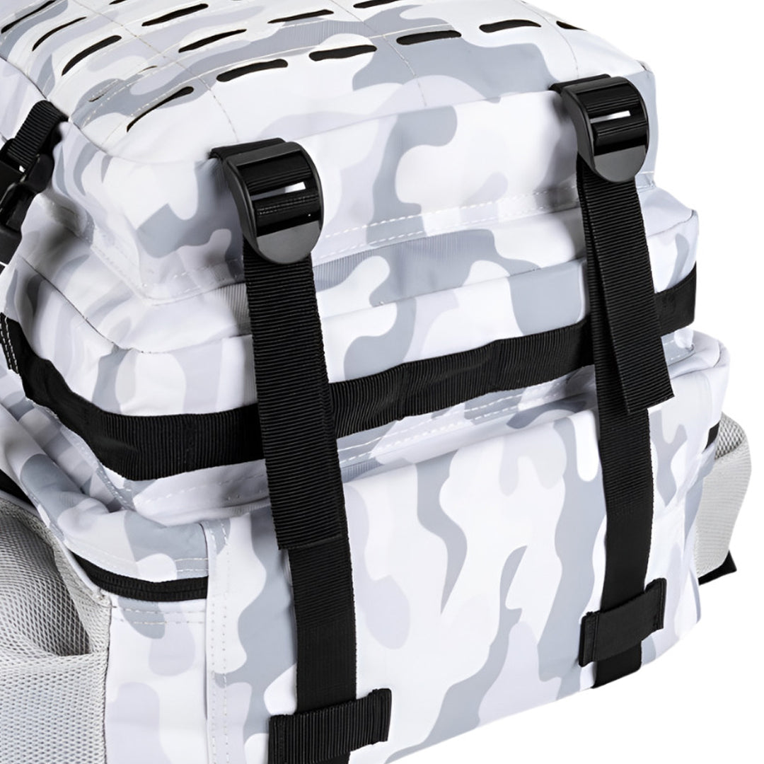 Built for Athletes - Gym Backpack - 45L (Large) - White Camo