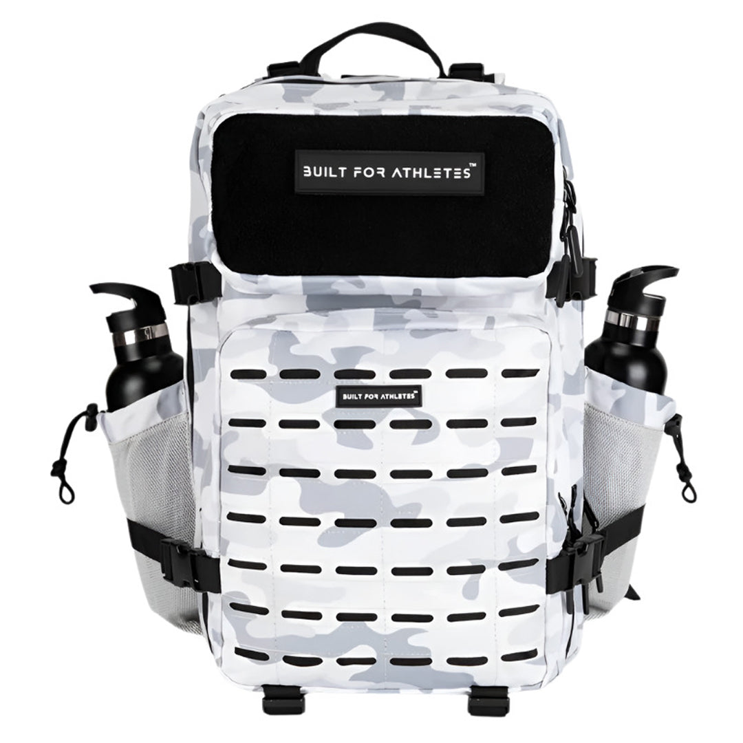 Built for Athletes - Gym Backpack - 45L (Large) - White Camo