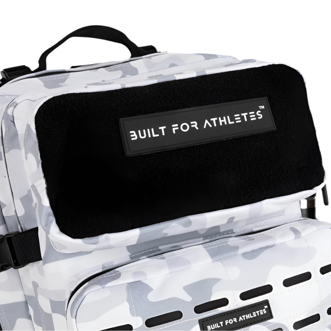 Built for Athletes - Gym Backpack - 45L (Large) - White Camo