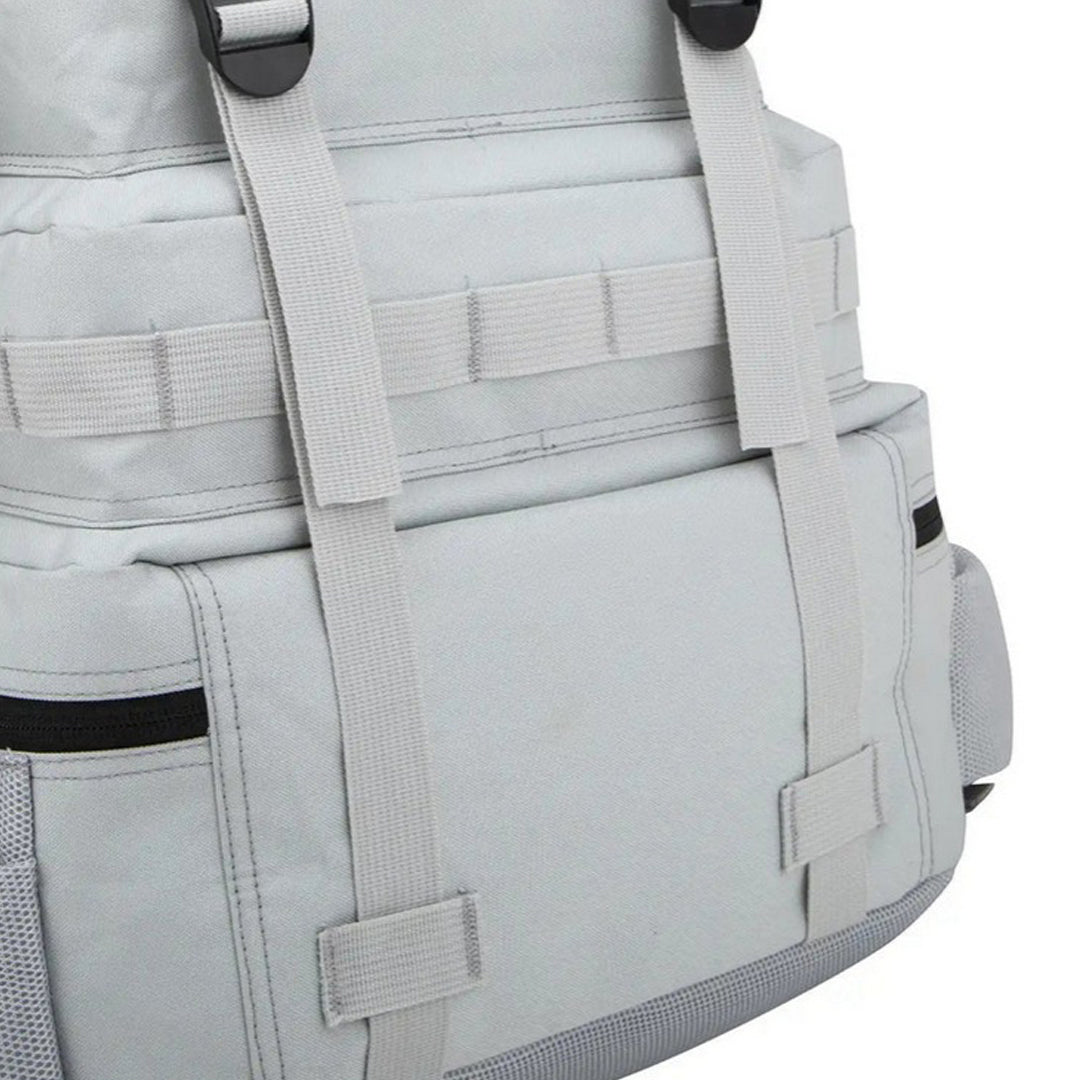 Built for Athletes - Gym Backpack - 45L (Large) - Grey & Yellow