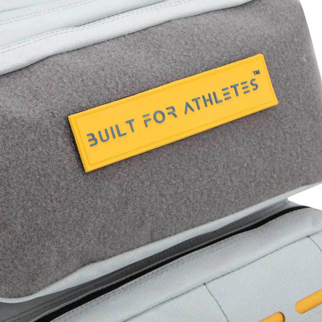 Built for Athletes - Gym Backpack - 45L (Large) - Grey & Yellow