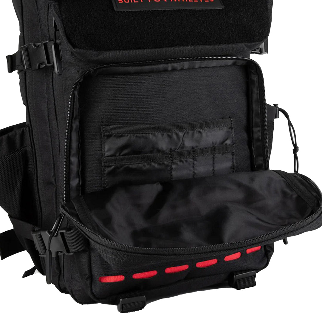 Built for Athletes - Gym Backpack - 45L (Large) - Red & Black
