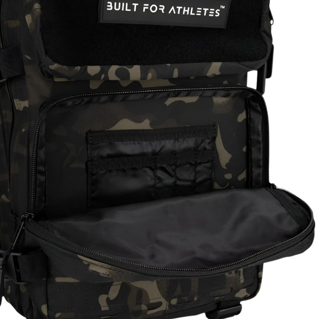 Built for Athletes - Hero 2.0 Backpack - 25L - Black Camo