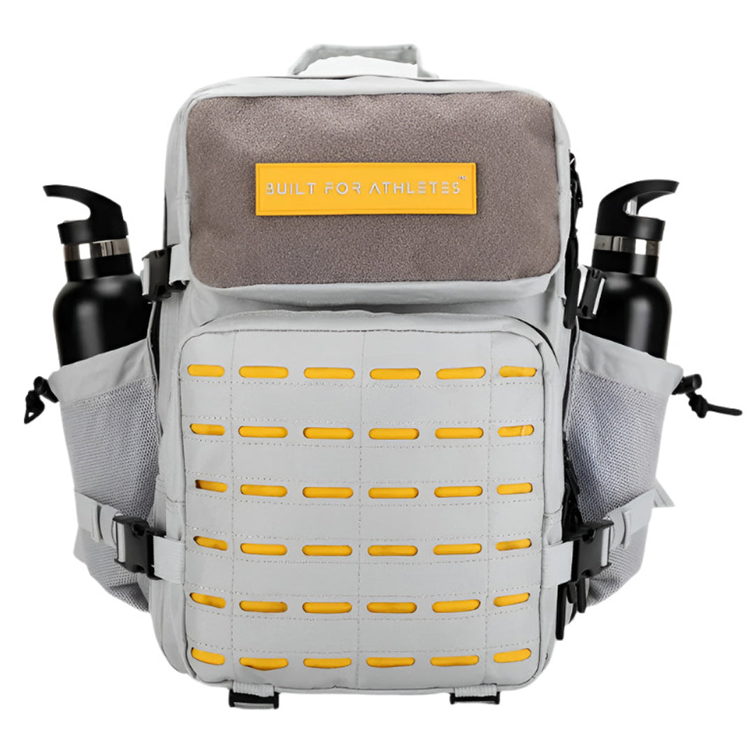 Built for Athletes - Hero 2.0 Backpack - 25L - Grey & Yellow