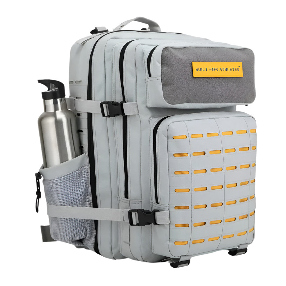 Built for Athletes - Hero 2.0 Backpack - 25L - Grey & Yellow