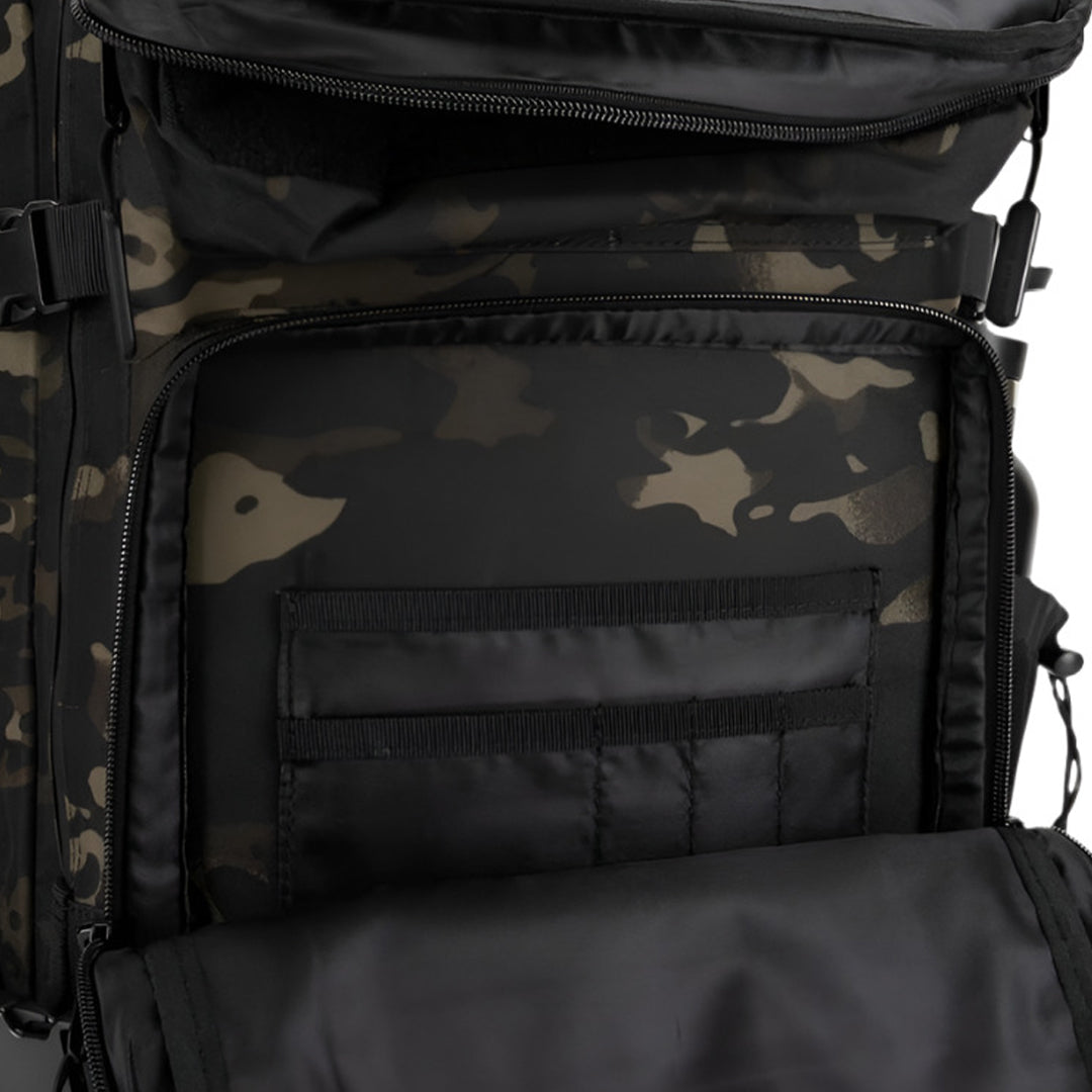 Built for Athletes - Hero 2.0 Backpack - 45L - Black Camo