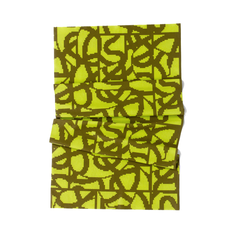 Ciele - BFCollar - All Over Loopy Tile - Lime Green