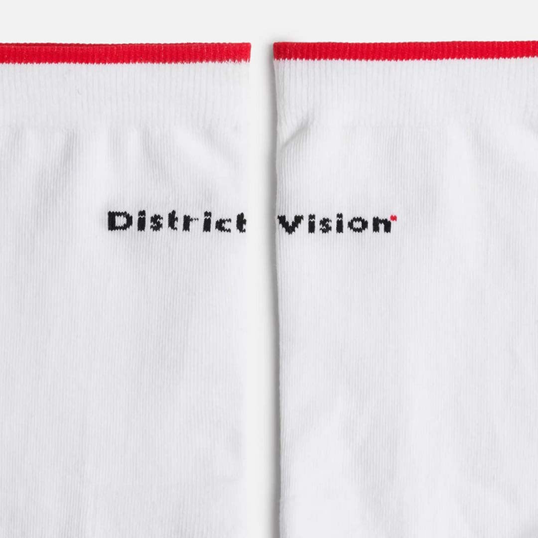 District Vision - Cordura® Socks - White/Wordmark
