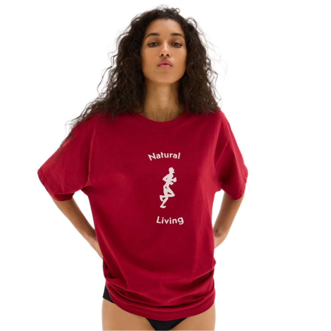 District Vision - California Cotton Tee - Red Living - Men's