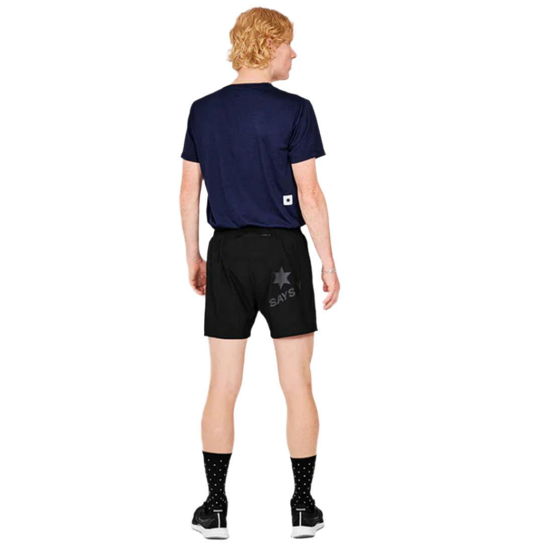 Saysky - Pace Shorts 5'' Black - Men's