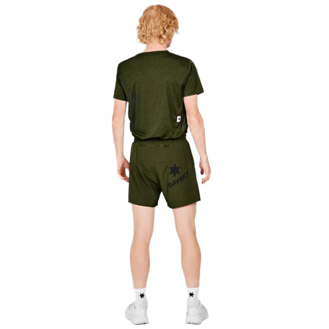 Saysky - Pace Shorts 5'' 301 - Green - Men's