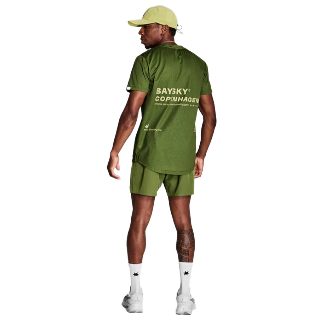 Saysky - Statement Pace Shorts 5'' - Green - Men's