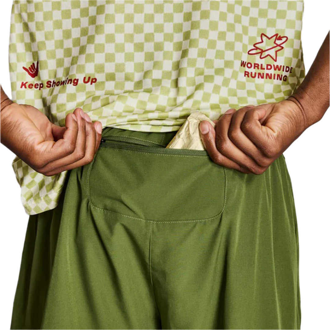 Saysky - Statement Pace Shorts 5'' - Green - Men's