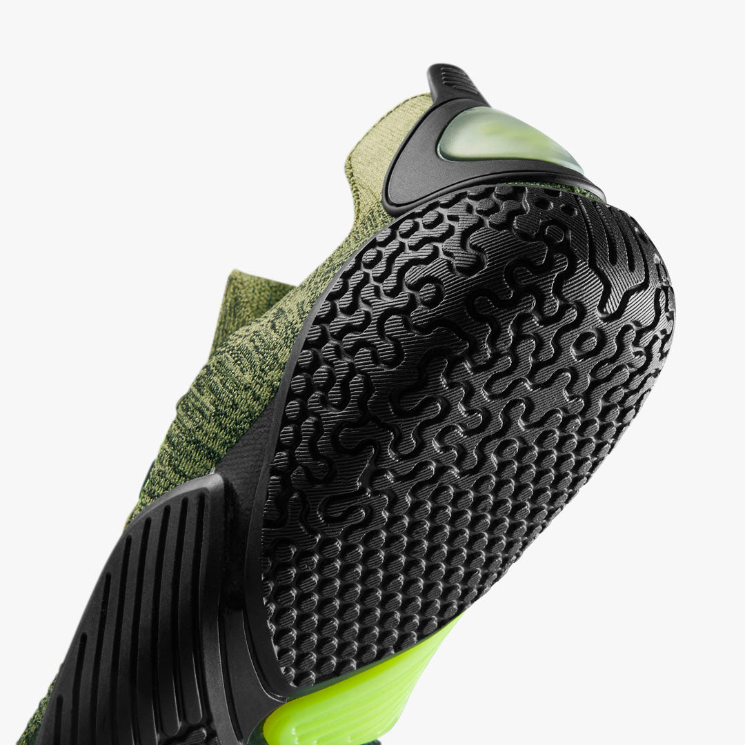 Vivobarefoot - Motus Flex - Forest Green / Acid Lime - Women's