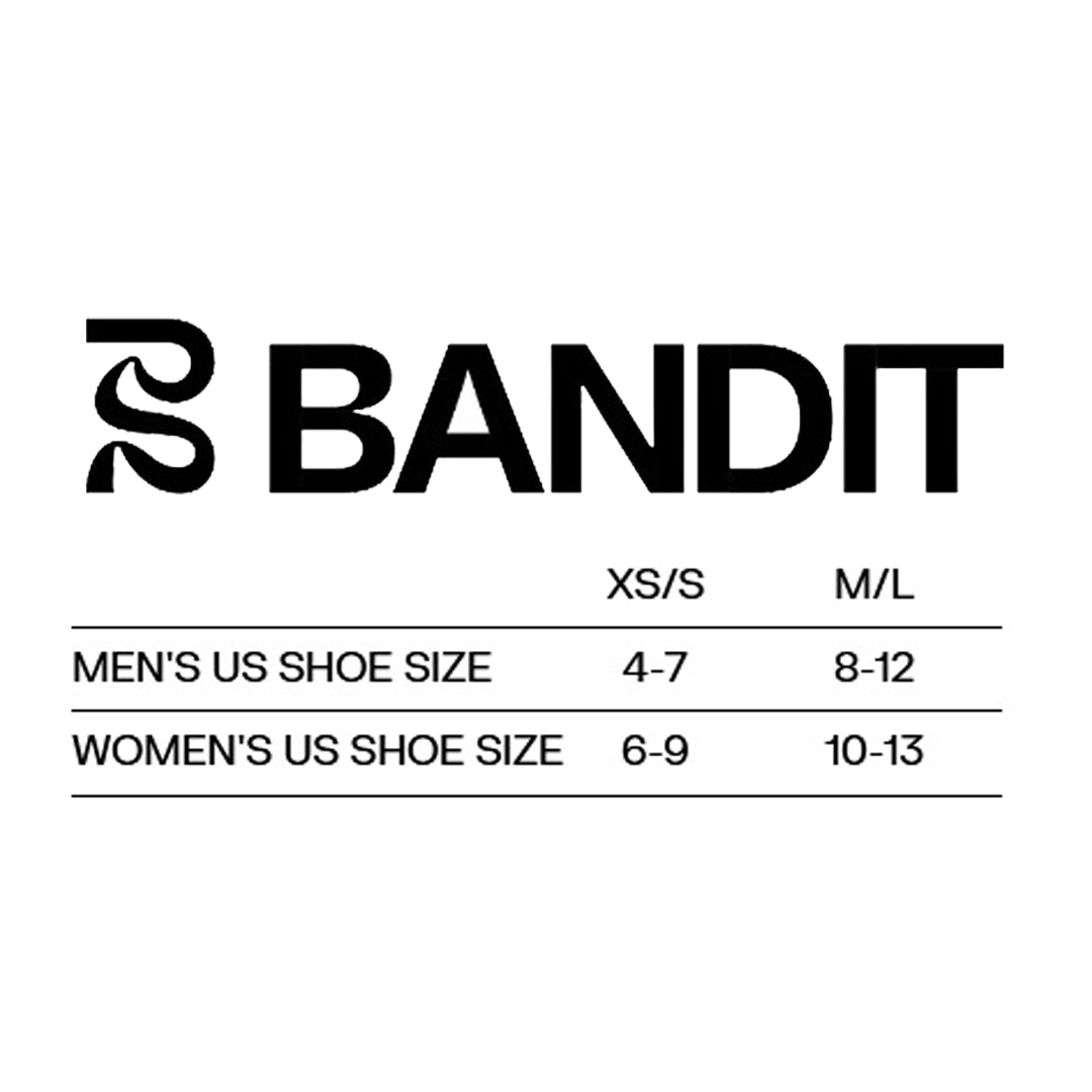 Bandit  - Lite Run™ Quarter Socks "Vertical Bandit" - White With Port - 2 Pack