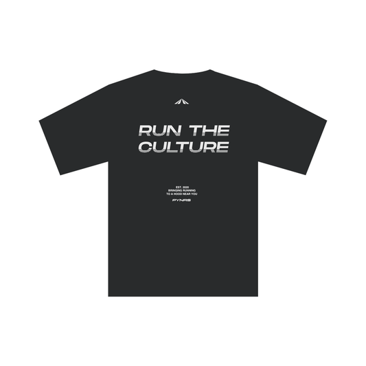 PYNRS - Run The Culture Short Sleeve Tee - Black - Unisex